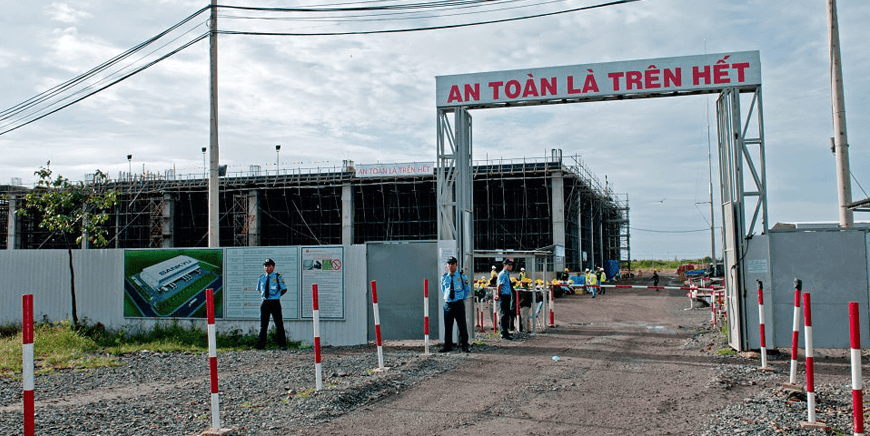 Bảo vệ công trường